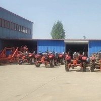 拖拉机牵引机卧式平行四轮收线车电力施工张力放线绞磨