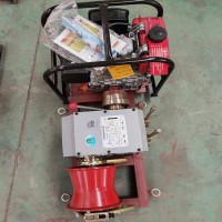 皮带传动电缆放线卷扬机 汽油轴传动绞磨