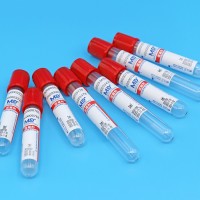 红色管帽含促凝剂PET材质真空采血管_抽血管_快速血清管